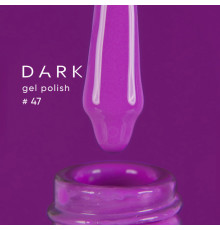 Гель-лак DARK №047, ліловий, 10 мл