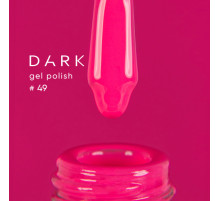 Гель-лак DARK №049, яскраво-рожевий барбі, 10 мл