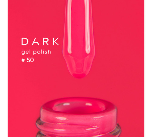 Гель-лак DARK №050, яскраво-рожевий, 10 мл