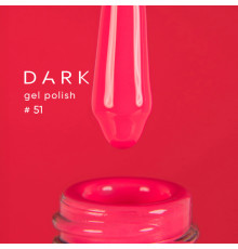 Гель-лак DARK №051, рожевий, 10 мл