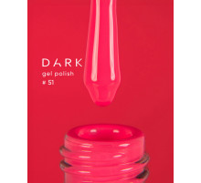 Гель-лак DARK №051, рожевий, 6 мл