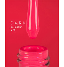 Гель-лак DARK №051, рожевий, 6 мл