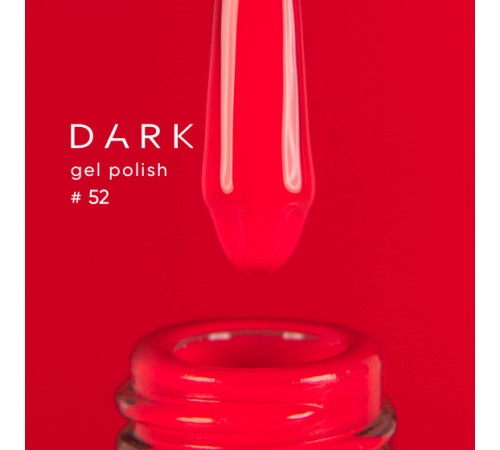 Гель-лак DARK №052, коралловый, 10 мл