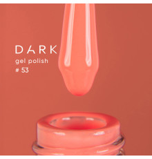 Гель-лак DARK №053, пастельно-кораловий, 10 мл
