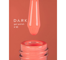 Гель-лак DARK №053, пастельно-кораловий, 6 мл