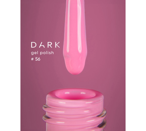Гель-лак DARK №056, насичений світло-рожевий, 6 мл