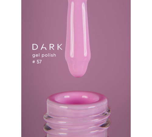 Гель-лак DARK №057, зефірний рожевий, 6 мл
