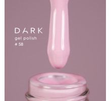 Gel polish DARK No. 058, pastel pink, 10 ml