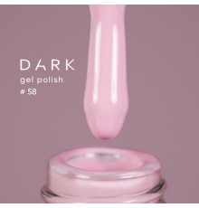 Гель-лак DARK №058, пастельно-рожевий, 10 мл