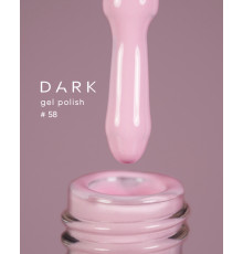 Гель-лак DARK №058, пастельно-рожевий, 6 мл