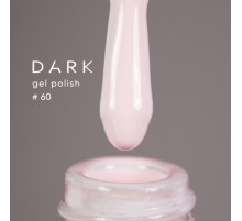 Гель-лак DARK №060, біло-рожевий айворі, 10 мл