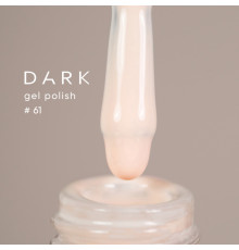 DARK gel polish No. 061, ivory, 10 ml