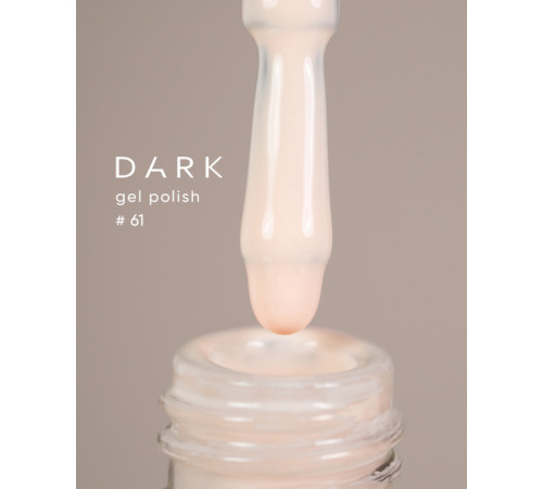 Гель-лак DARK №061, айворі, 6 мл