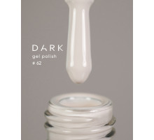 Gel polish DARK No. 062, creamy ivory, 6 ml