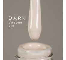 Гель-лак DARK №063, біло-бежевий, 10 мл