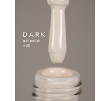 DARK gel polish No. 063, white-beige, 6 ml