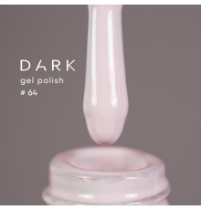DARK gel polish No. 064, white-purple ivory, 10 ml