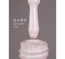 Gel polish DARK No. 064, white-purple ivory, 6 ml