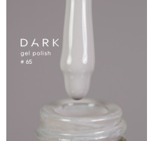 Gel polish DARK No. 065, light gray, 10 ml