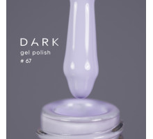 Gel polish DARK No. 067, gentle light lavender, 10 ml