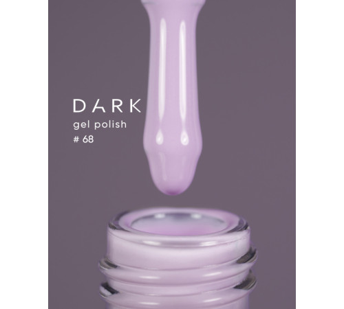 Гель-лак DARK №068, ніжний світло-ліловий, 6 мл
