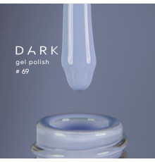 Гель-лак DARK №069, нежный серо-голубой, 10 мл