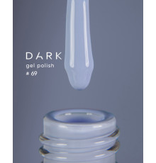 DARK gel polish No. 069, gentle gray-blue, 6 ml