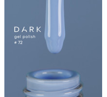 DARK gel polish No. 072, sky blue, 10 ml