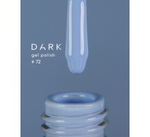 Гель-лак DARK №072, небесно-голубой, 6 мл