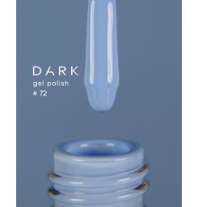 DARK gel polish No. 072, sky blue, 6 ml