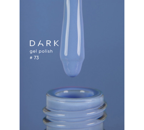 Гель-лак DARK №073, блакитний, 6 мл