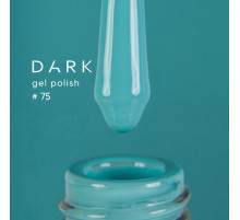 Гель-лак DARK №075, бірюзовий, 10 мл
