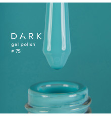 Гель-лак DARK №075, бирюзовый, 10 мл