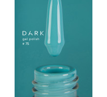 Гель-лак DARK №075, бірюзовий, 6 мл