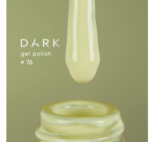 DARK gel polish No. 076, light yellow, 10 ml