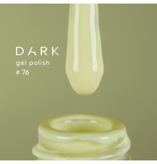 Гель-лак DARK №076, світло-жовтий, 10 мл