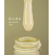 Гель-лак DARK №076, світло-жовтий, 6 мл