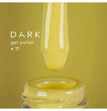 Гель-лак DARK №077, жовтий, 10 мл
