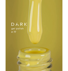 Гель-лак DARK №077, жовтий, 6 мл