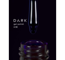 Гель-лак DARK №083, насичений темно-синій, 6 мл