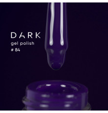 Гель-лак DARK №084, темно-фіолетовий, 10 мл