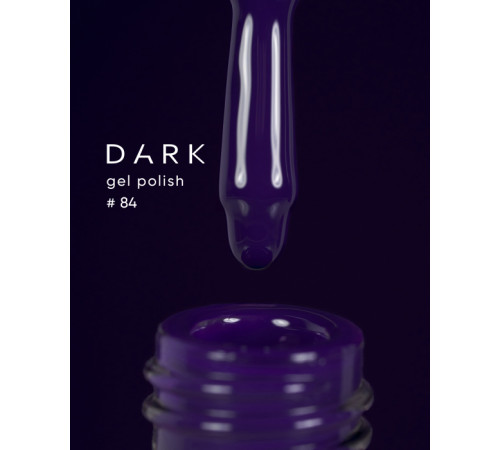 Гель-лак DARK №084, темно-фіолетовий, 6 мл