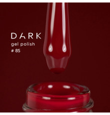 Гель-лак DARK №085, насичений червоний, 10 мл