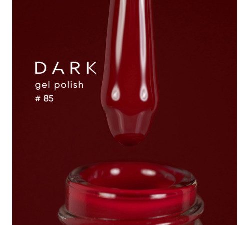 Гель-лак DARK №085, красный насыщенный, 10 мл
