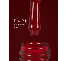 Гель-лак DARK №085, насичений червоний, 6 мл