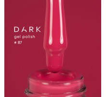 Gel polish DARK No. 087, saturated salmon, 10 ml