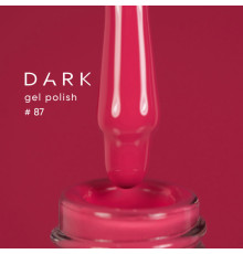 Гель-лак DARK №087, насичений лососевий, 10 мл