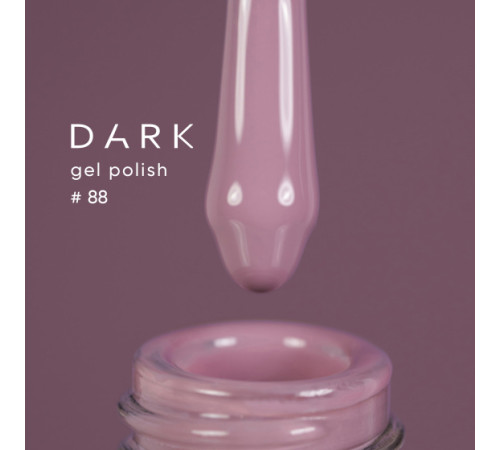 Гель-лак DARK №088, пудровий ліловий, 10 мл