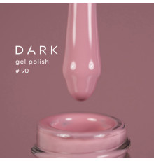 Гель-лак DARK №090, пудровий тепло-ліловий,  10 мл