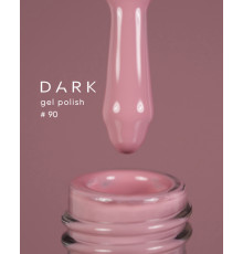 Гель-лак DARK №090, пудровий тепло-ліловий, 6 мл